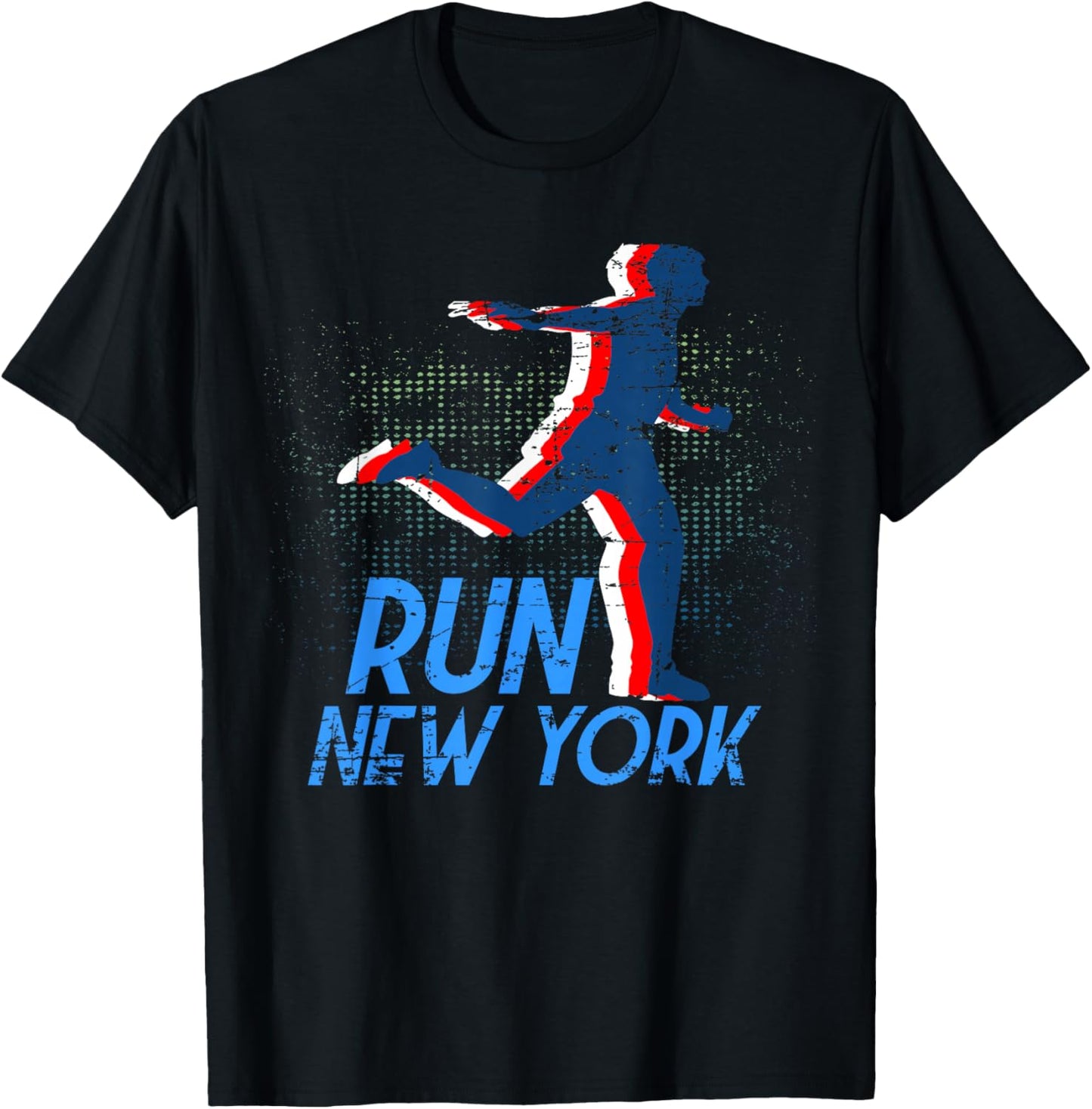 Run New York Shirt , Marathon Runner T-Shirt - T-Shirt | Black