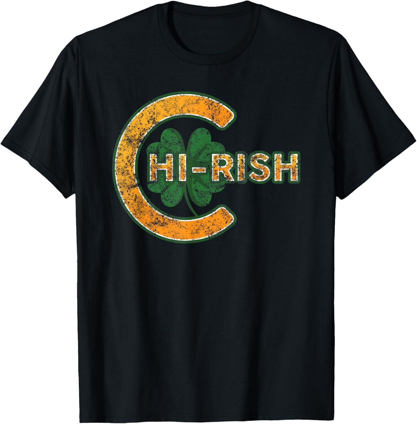 Chirish Chicago Irish Gifts Saint Patricks Day T-Shirt - T-Shirt | Black