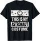 Retro Astronaut Costume for Kids Women Men Boys Girls T-Shirt - T-Shirt | Black
