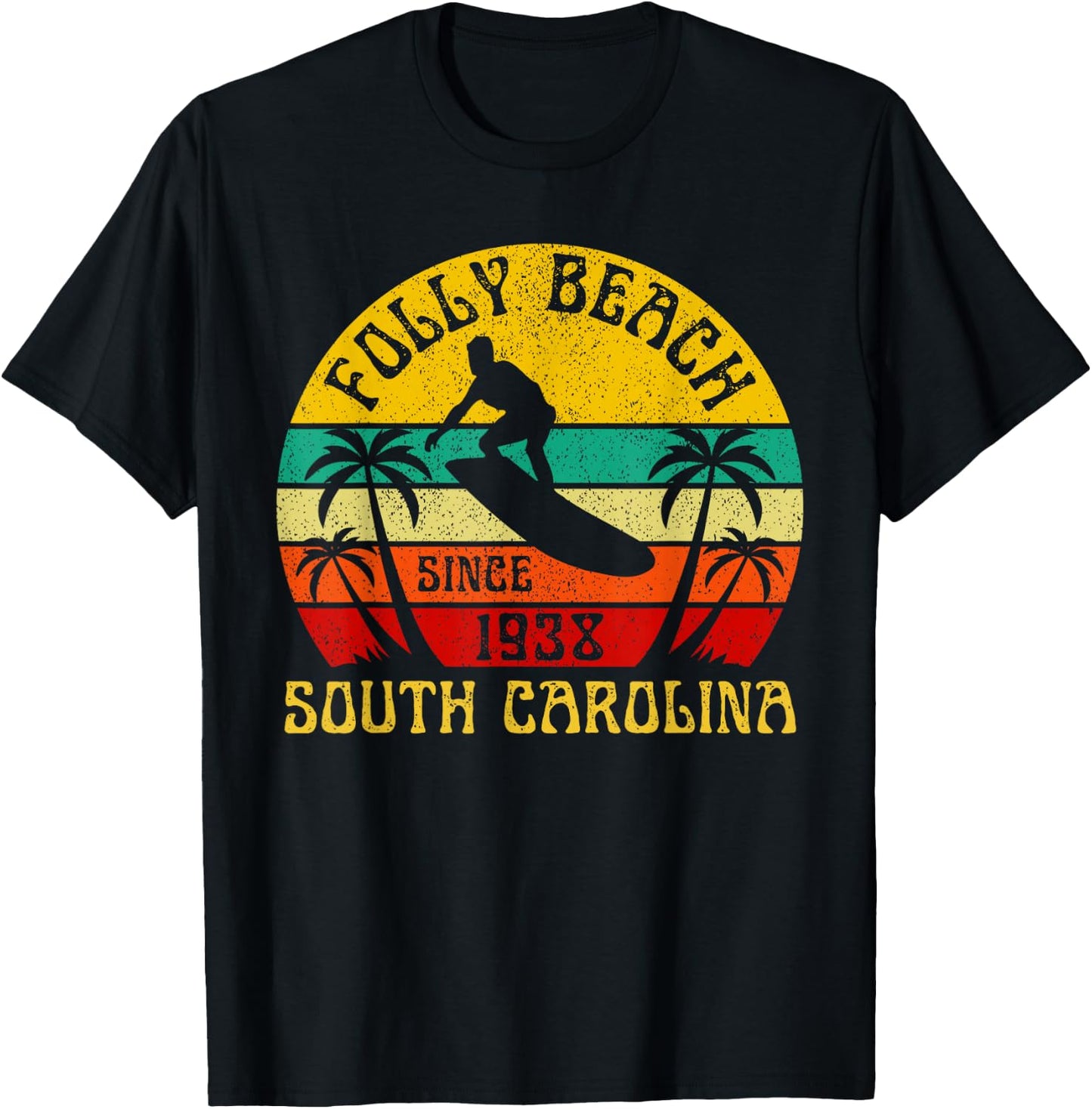 Folly Beach T-Shirt - T-Shirt | Black