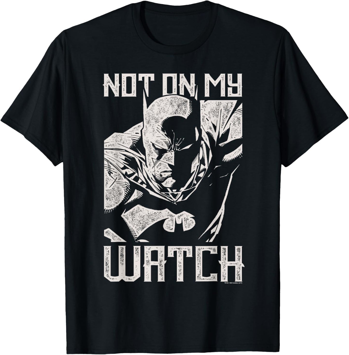 Batman Not On My Watch Illustration T-Shirt - T-Shirt | Black