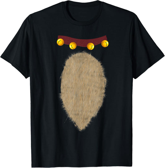 Christmas Reindeer Costume T-Shirt - T-Shirt | Black