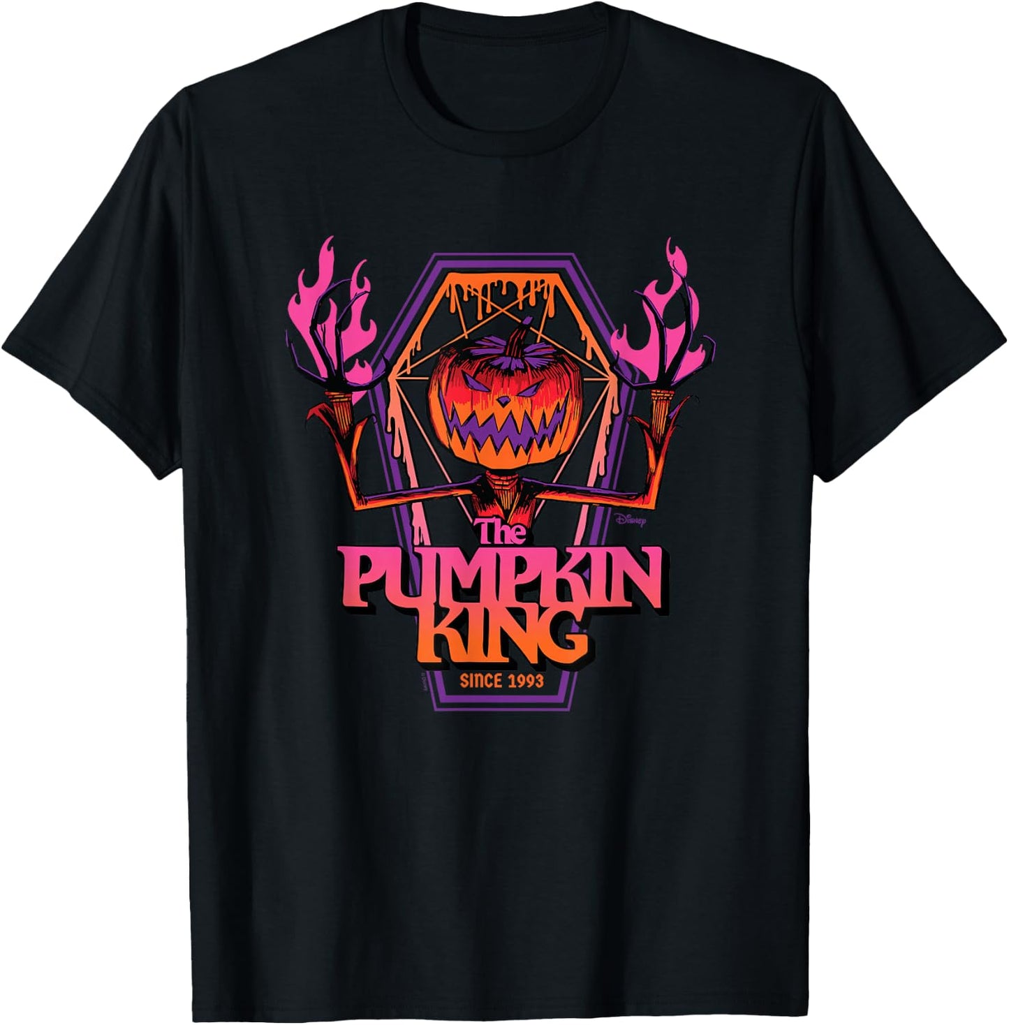 The Nightmare Before Christmas - Pumpkin King 1993 Coffin T-Shirt - T-Shirt | Black