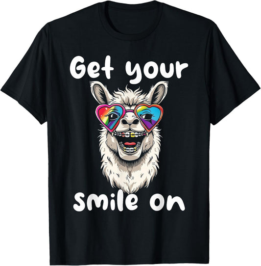 Orthodontist Animal Braces Boys Girls Kids Getting Braces T-Shirt - T-Shirt | Black