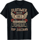 Oldtimer Baujahr 1963 Geboren Vintage Birthday Retro , black T-Shirt - T-Shirt | Black
