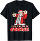All For The Cookie Funny Santa Funny Christmas T-Shirt - T-Shirt | Black