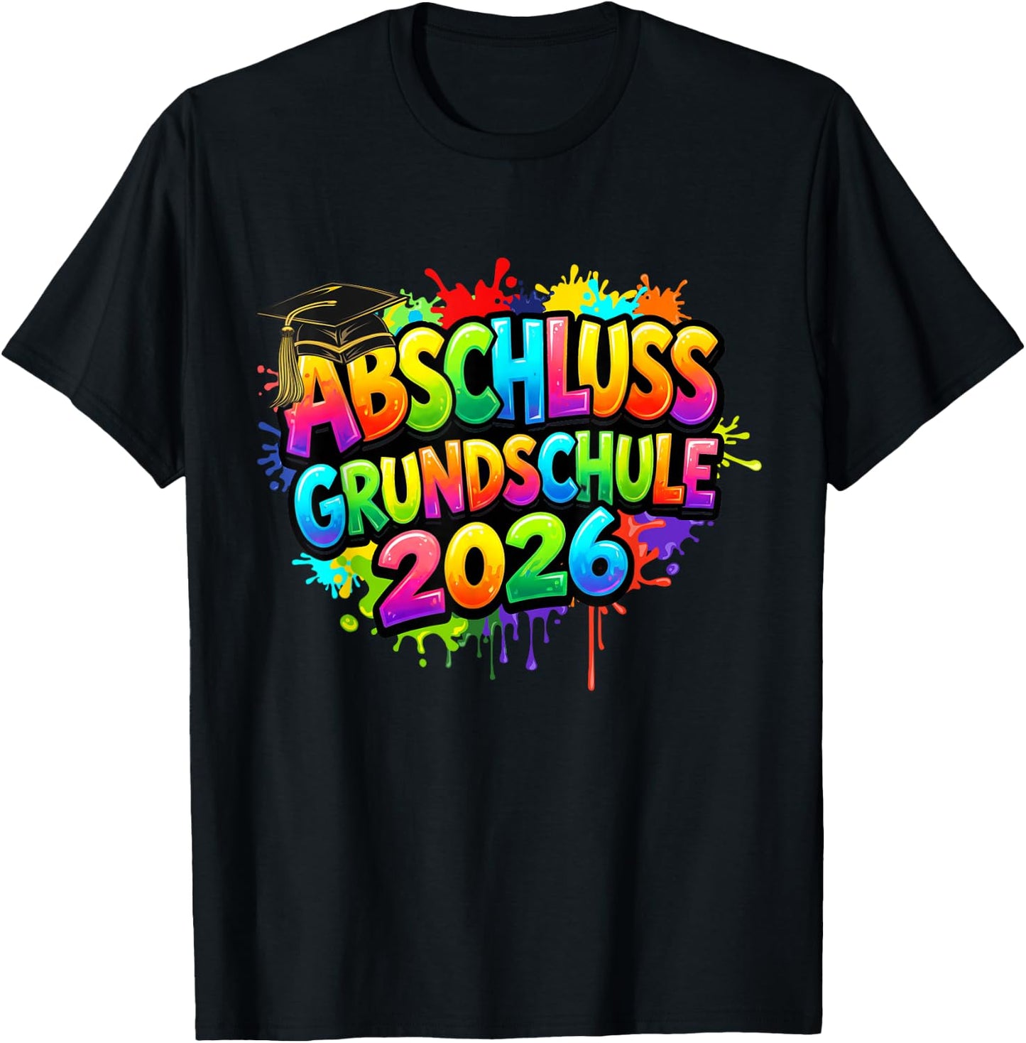 Grundschule Absolvent Abgänger Grundschule Abschluss 2026 T-Shirt - T-Shirt | Black