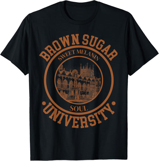 Brown Sugar University Apparel Black Love Pride, HBCU GRAD T-Shirt - T-Shirt | Black