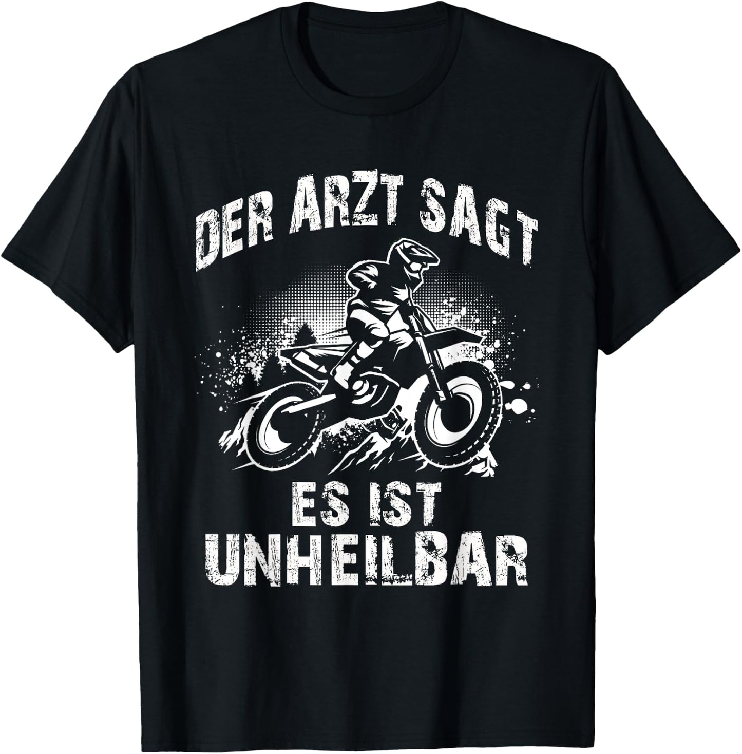 Motocross Enduro Dirt Bike Supercross Offroad Children's Cross , black T-Shirt - T-Shirt | Black