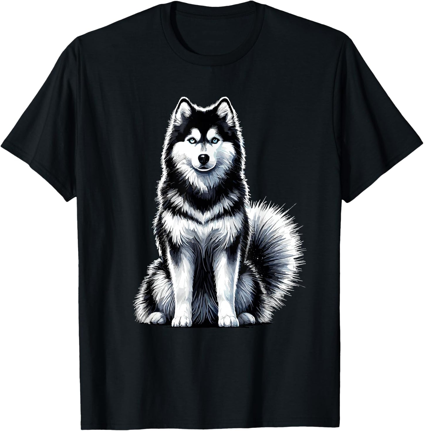 Siberian Husky Siberian Huskies T-Shirt - T-Shirt | Black