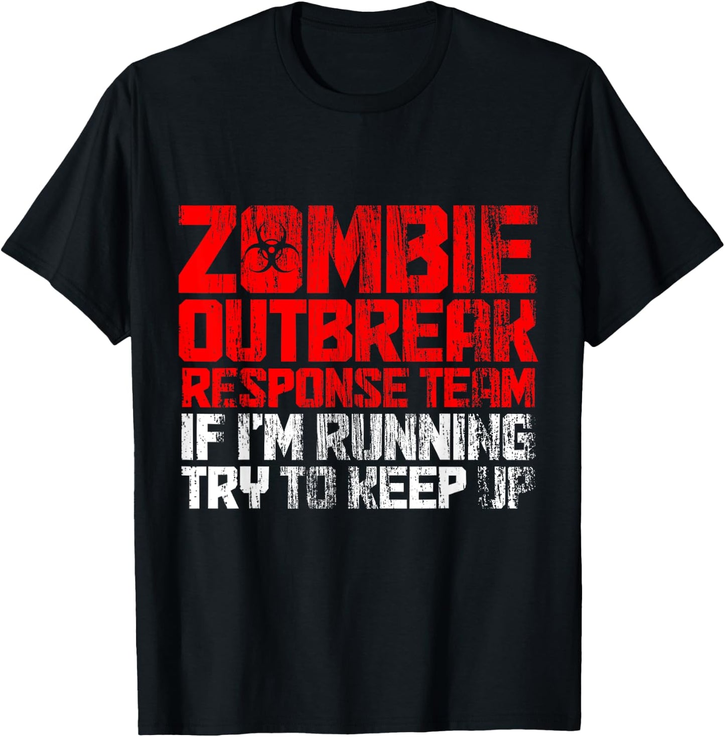 Zombie Hunter Team Funny Halloween Matching Group Costume T-Shirt - T-Shirt | Black