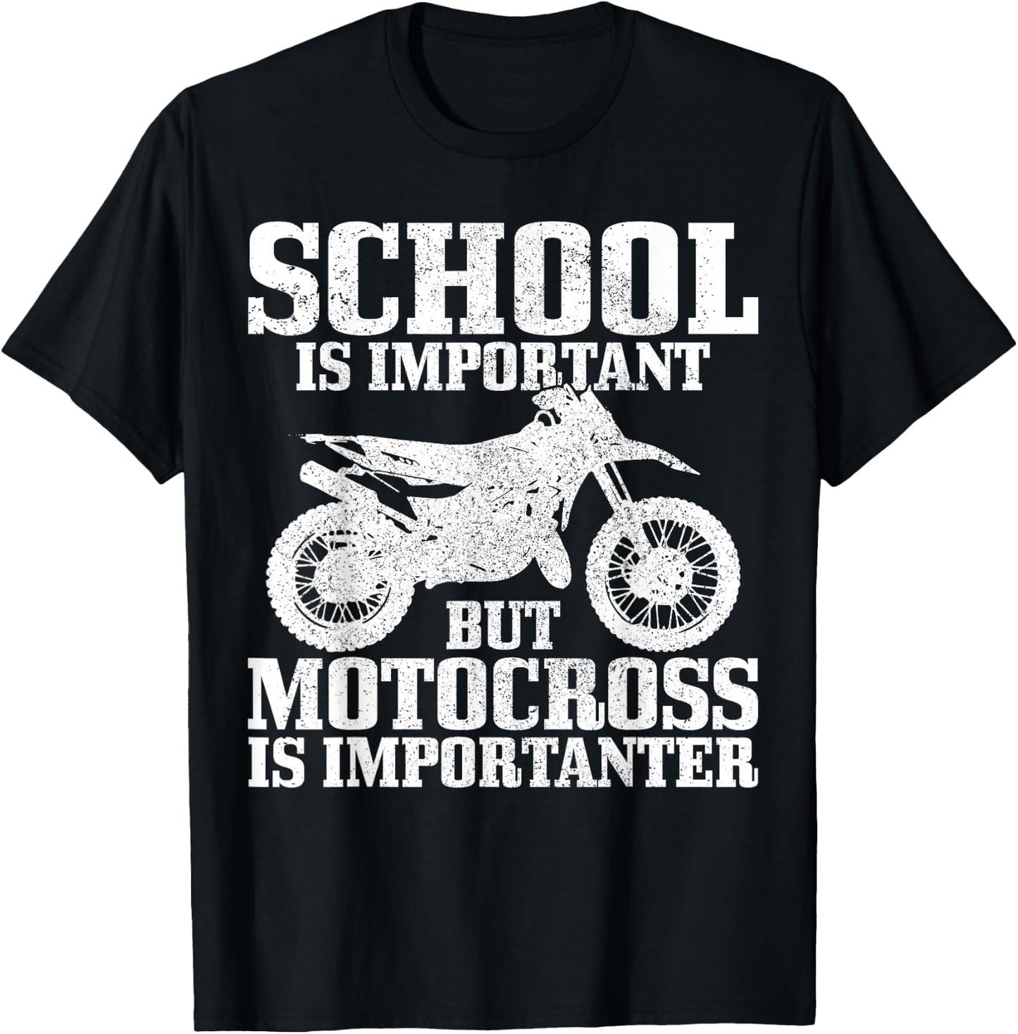 Motocross MX Enduro Freestyle Motorcycle Gift T-Shirt - T-Shirt | Black
