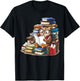 Owl Reading Book Animal Read Librarian Across America Kids T-Shirt - T-Shirt | Black