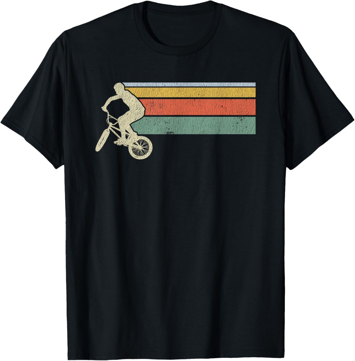 Styleuniversal Vintage BMX - Kids, Girls - Black - Short Sleeve - Small - Classic Fit T-Shirt - T-Shirt | Black