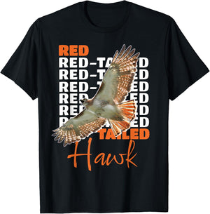 Red-Tailed Hawk Soaring T-Shirt - T-Shirt | Black