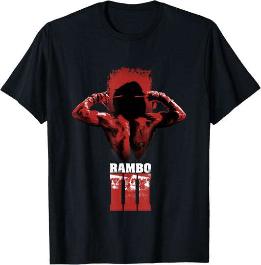 Rambo III Stirnband zum Binden T-Shirt - T-Shirt | Black