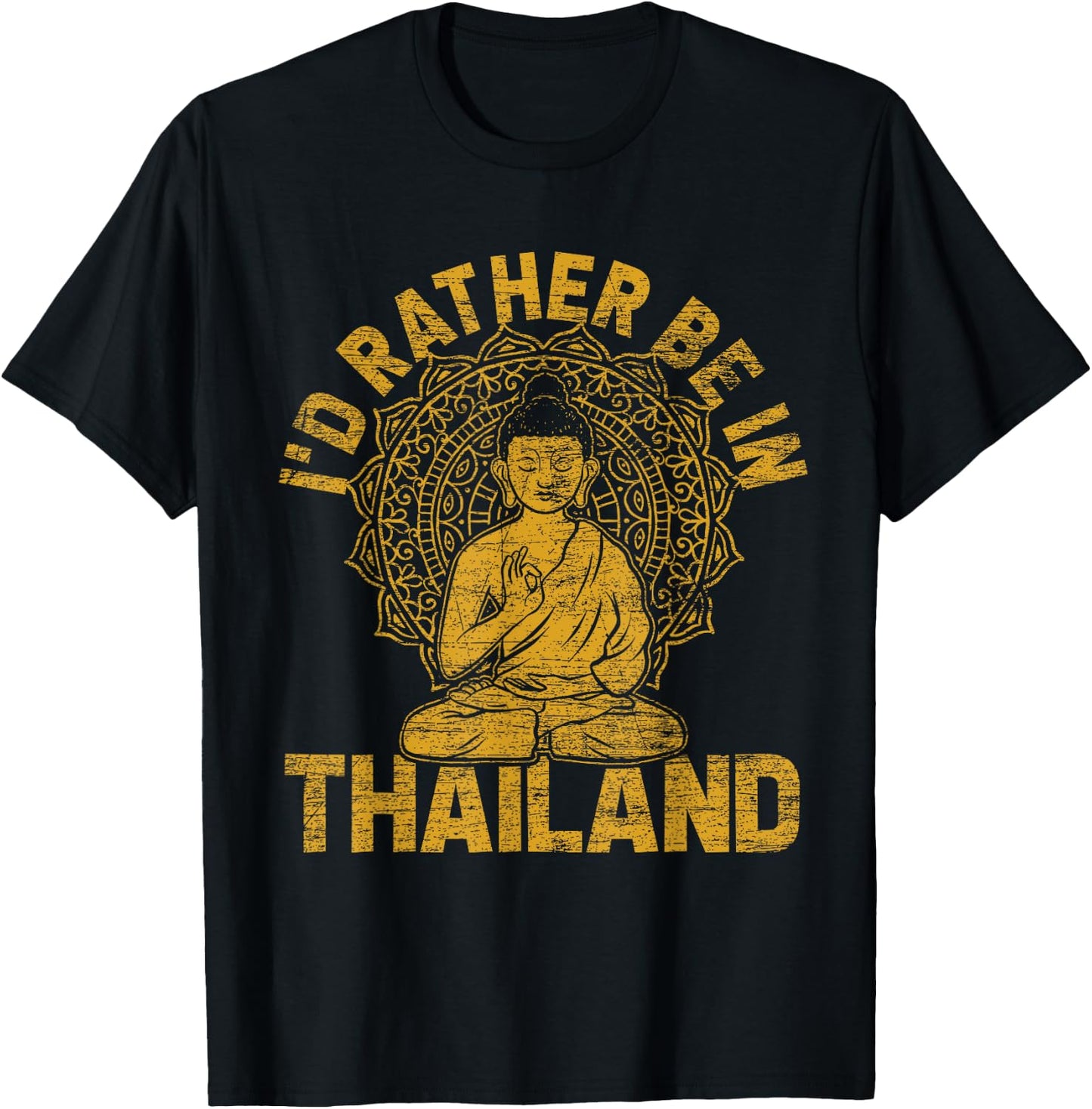 Phuket Chiang Mai Koh Samui - I'd Rather Be In Thailand T-Shirt - T-Shirt | Black