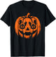 Dog Halloween French Bulldog Jack O Lantern Pumpkin Women Kids T-Shirt - T-Shirt | Black