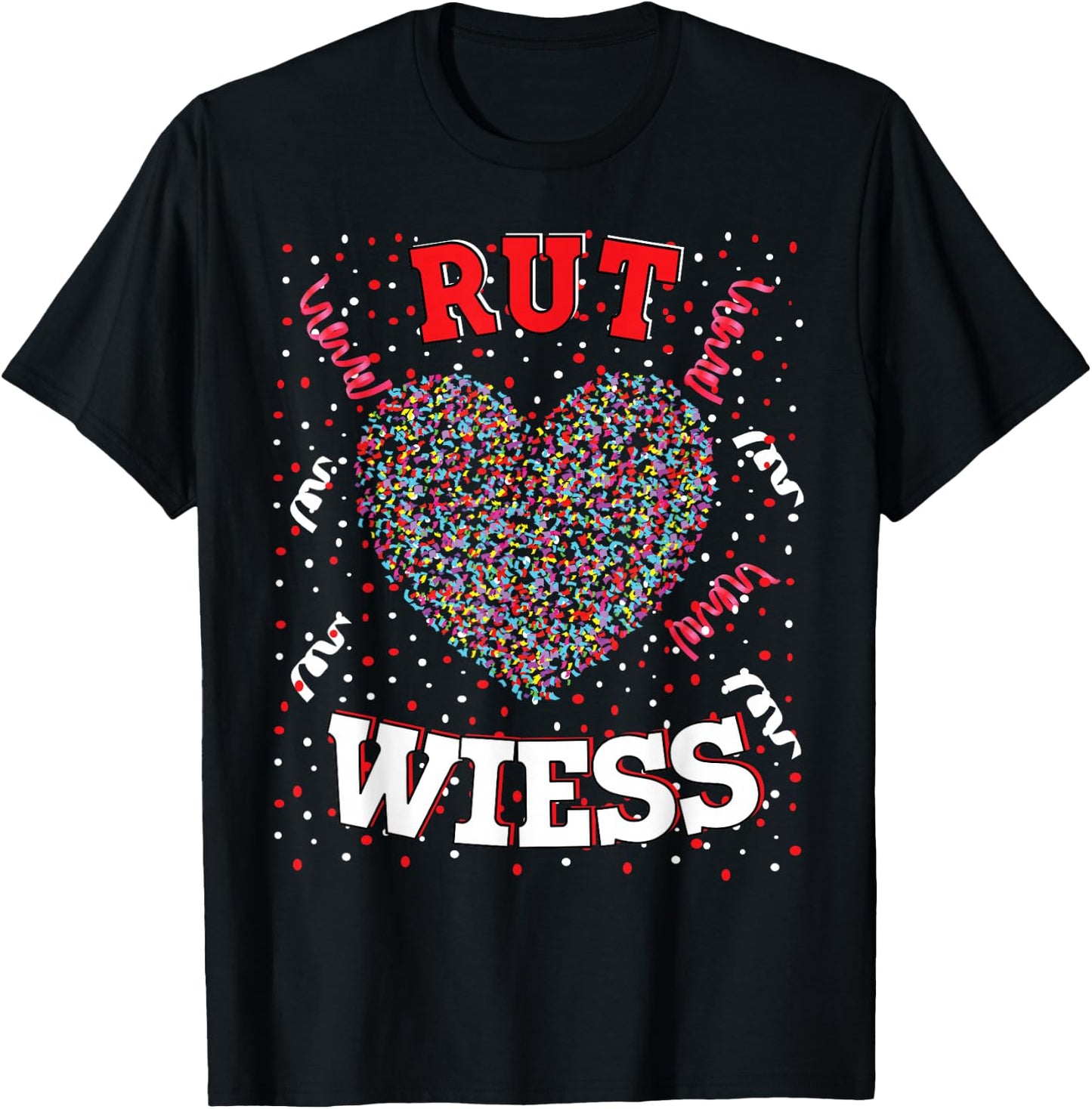 Köln Rut und Wiess Red White Carnival Kölsch Clown , black T-Shirt - T-Shirt | Black