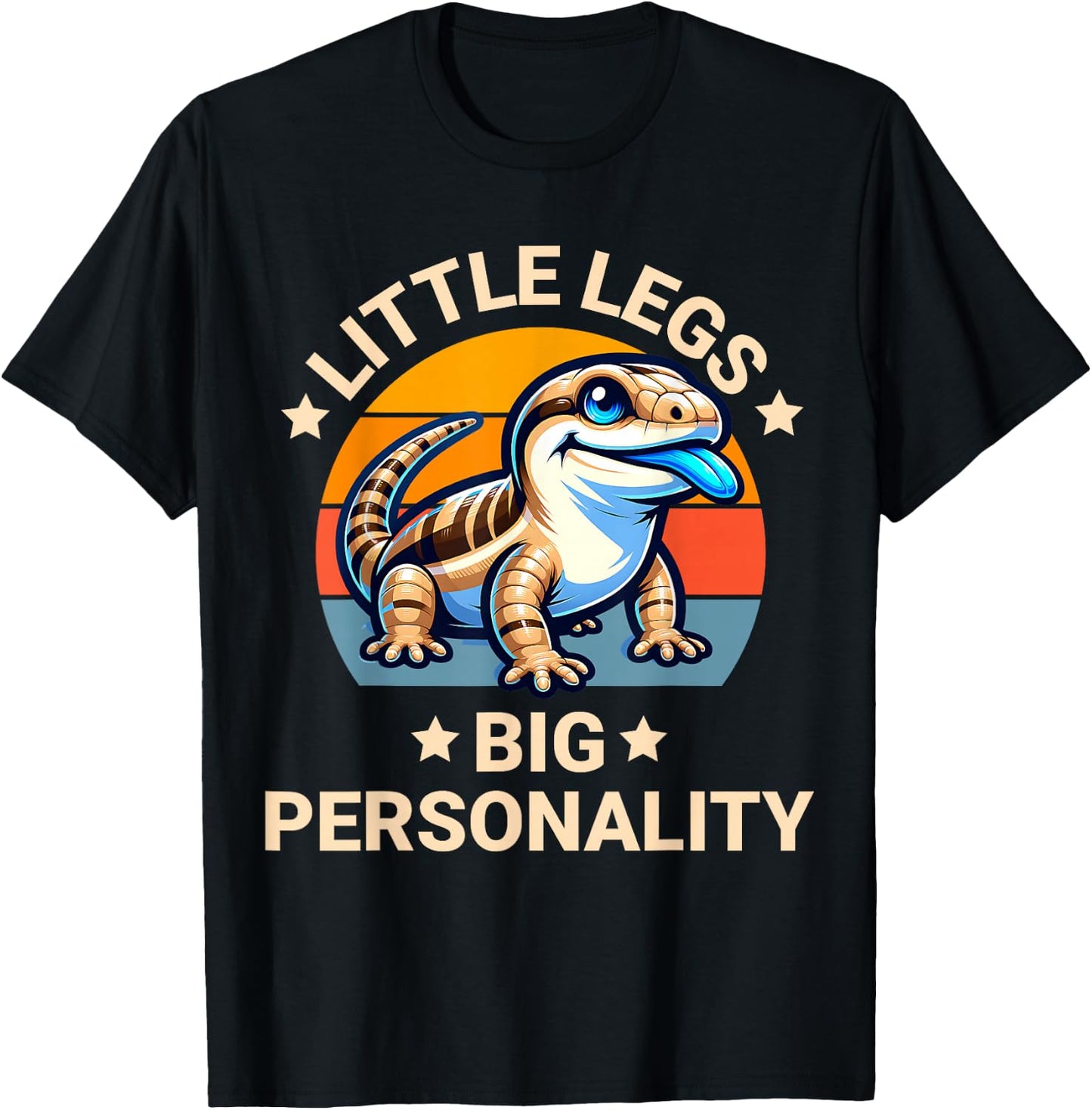 Blue Tongue Skink Owner T-Shirt - T-Shirt | Black