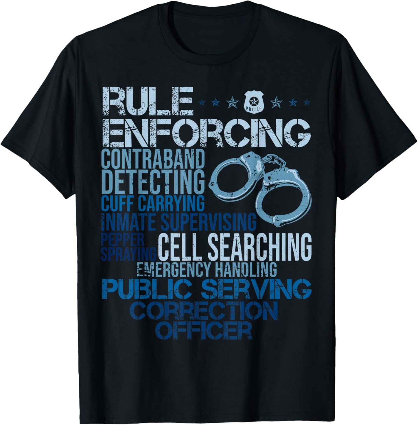 Funny Correction Officer Correctional Officer s T-Shirt - T-Shirt | Black
