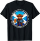 NO Scotland NO Party Scottish Saltire Flag T-Shirt - T-Shirt | Black