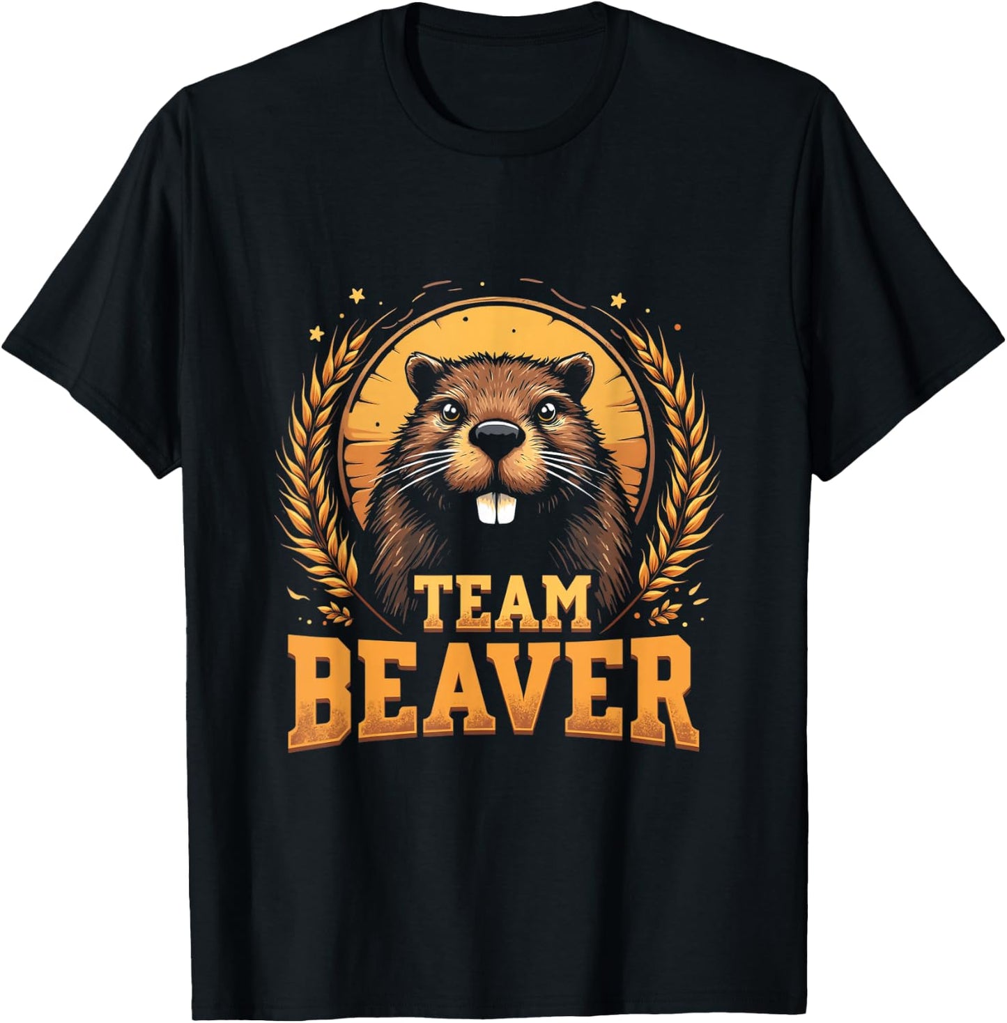 TEAM Beaver Emblem T-Shirt - T-Shirt | Black