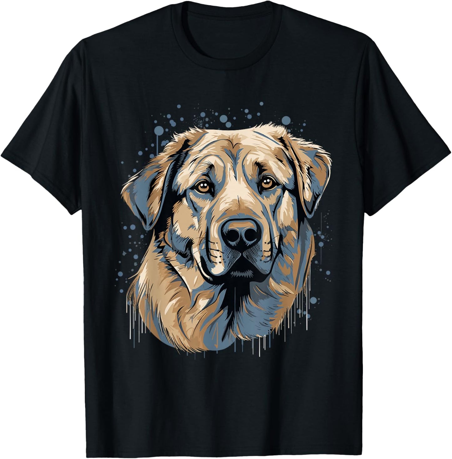 Kangal Shepherd Dog Breed Face Kangal T-Shirt - T-Shirt | Black