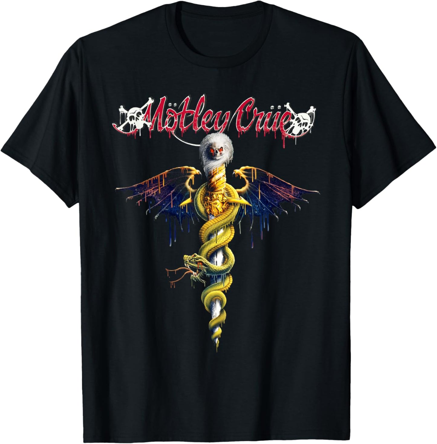 Mötley Crüe - Dr. Feel Good Slime , black T-Shirt - T-Shirt | Black