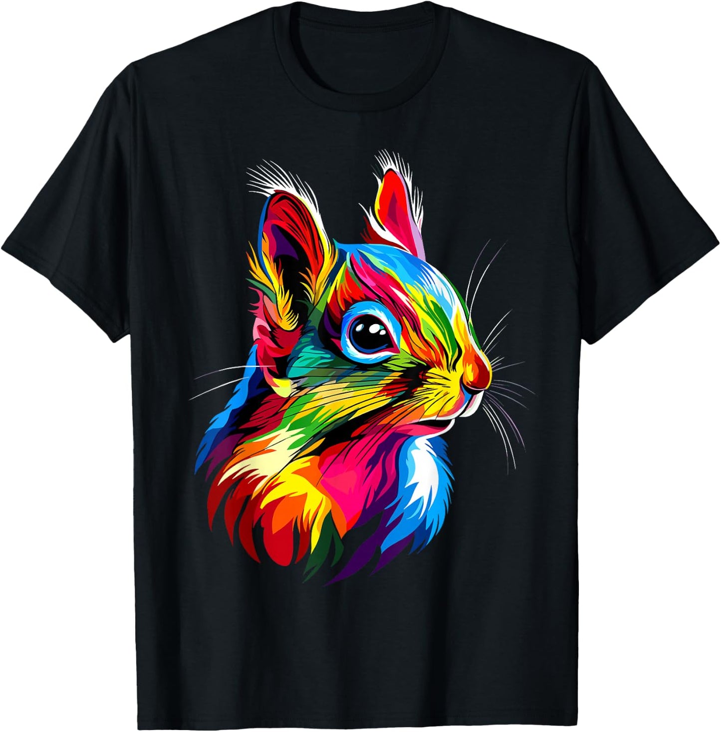 Squirrel Animals Soft Squirrels , Black, S T-Shirt - T-Shirt | Black