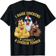 I Raise Chickens I'm Literally a Chicken Tender Chickens T-Shirt - T-Shirt | Black
