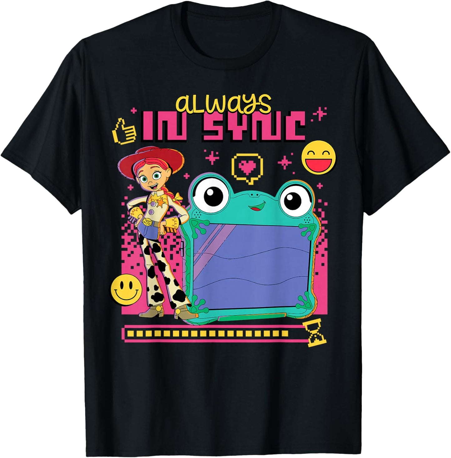 Disney Pixar Toy Story 5 Always in Sync Jessie and Lilypad T-Shirt - T-Shirt | Black