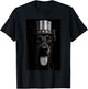 Doberman American Flag Hat 4th Of July Patriotic Dog Lover T-Shirt - T-Shirt | Black