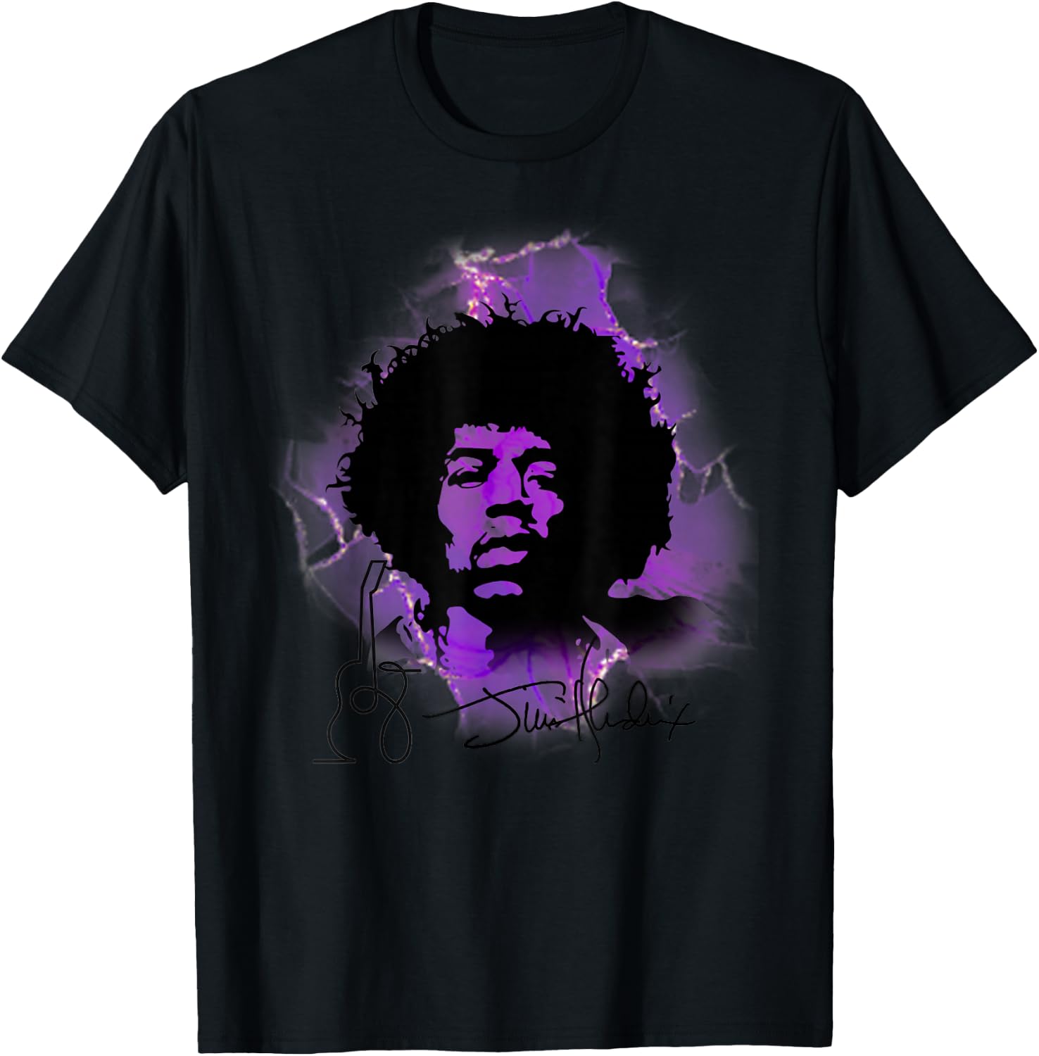 Jimi Hendrix_001 T-Shirt - T-Shirt | Black
