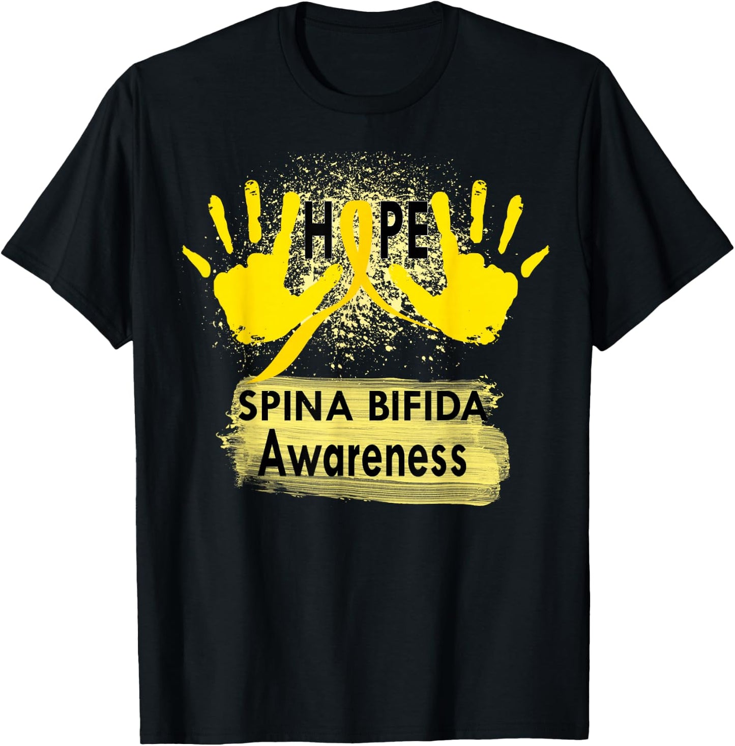 Spina Bifida Awareness T-Shirt - T-Shirt | Black
