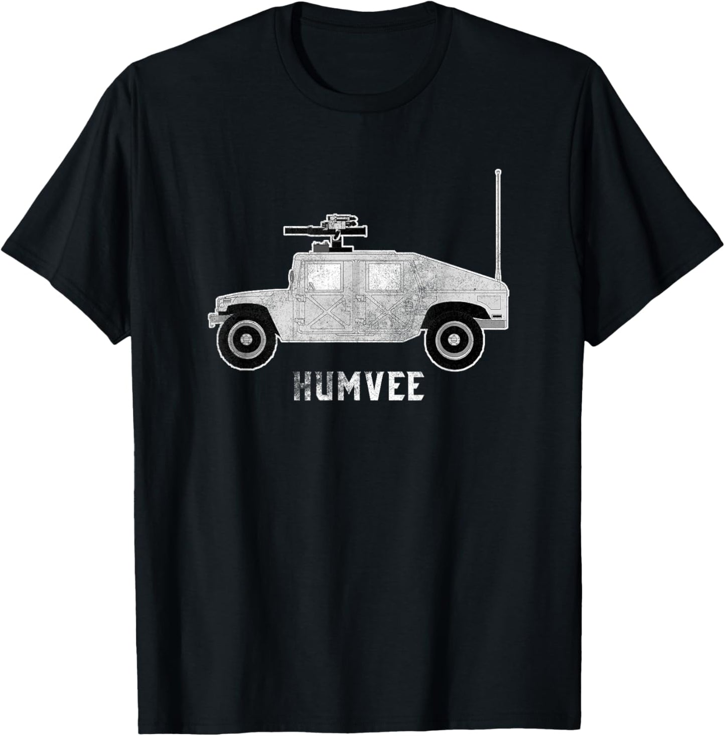 Military Humvee Shirt Love Tanks Army Veteran Memorial Day T-Shirt - T-Shirt | Black