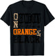 Love Play Football On Gameday We Wear Orange And Black T-Shirt - T-Shirt | Black