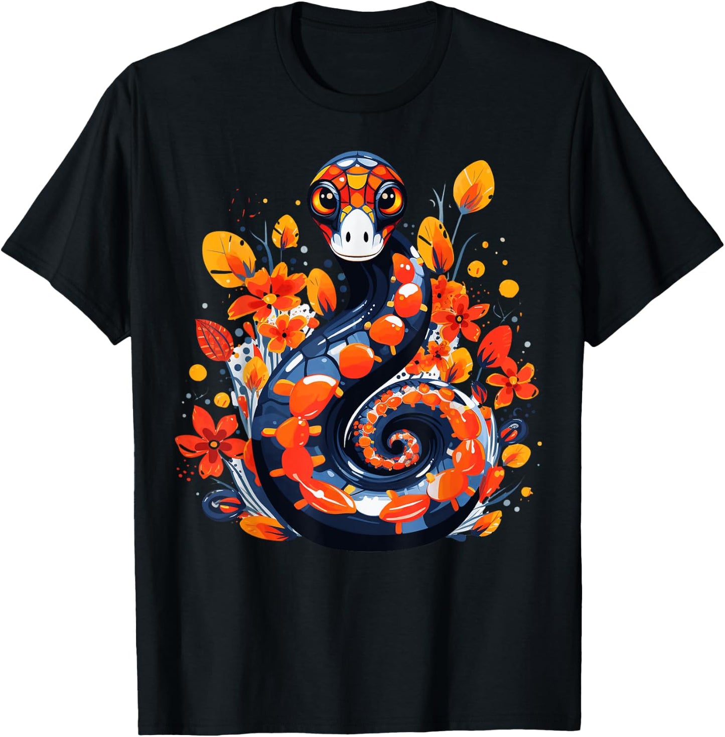 Coral Snake Hippie T-Shirt - T-Shirt | Black