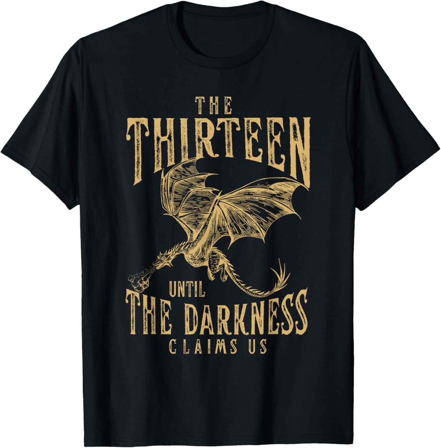 Retro Vintage The Thirteen Until the Darkness Claims Us Book T-Shirt - T-Shirt | Black