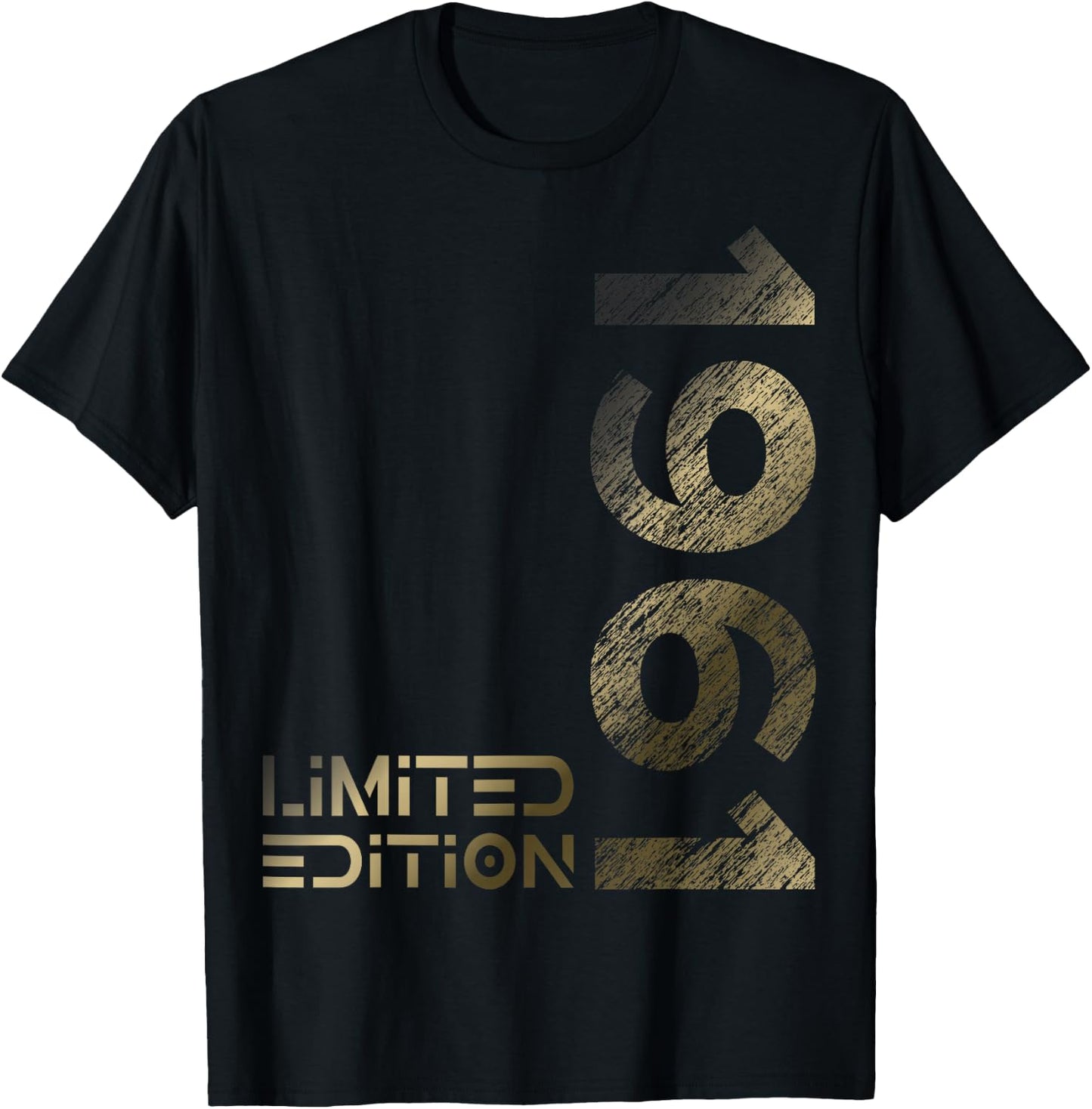 Limited Edition Jahrgang 1961 Mann Frau 65. Geburtstag T-Shirt - T-Shirt | Black