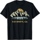 Elk Grove California Mountain Sunset Sunrise CA T-Shirt - T-Shirt | Black