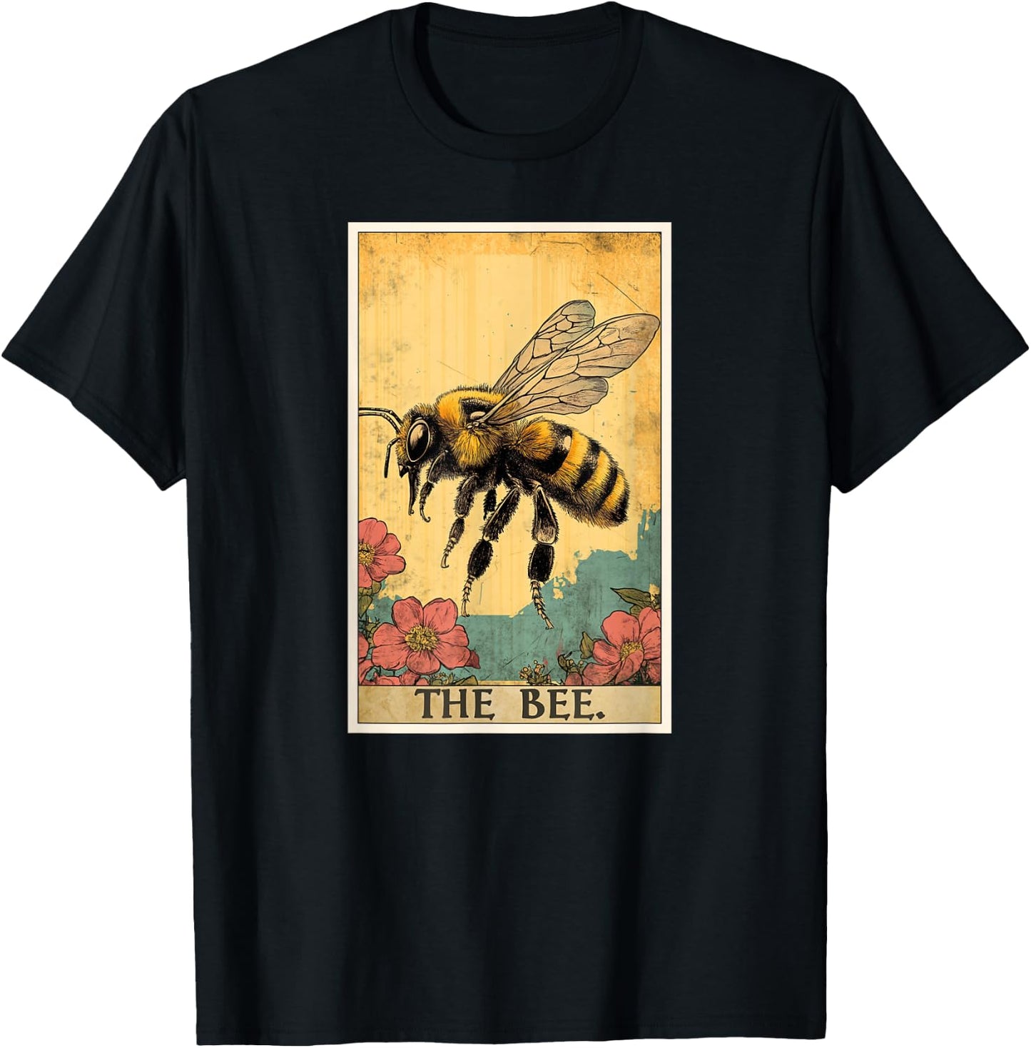 Honey Bee Tarot Card Honey Bees Honey Bee T-Shirt - T-Shirt | Black