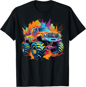 Monster Truck for Toddlers Teenagers & Adults, black T-Shirt - T-Shirt | Black