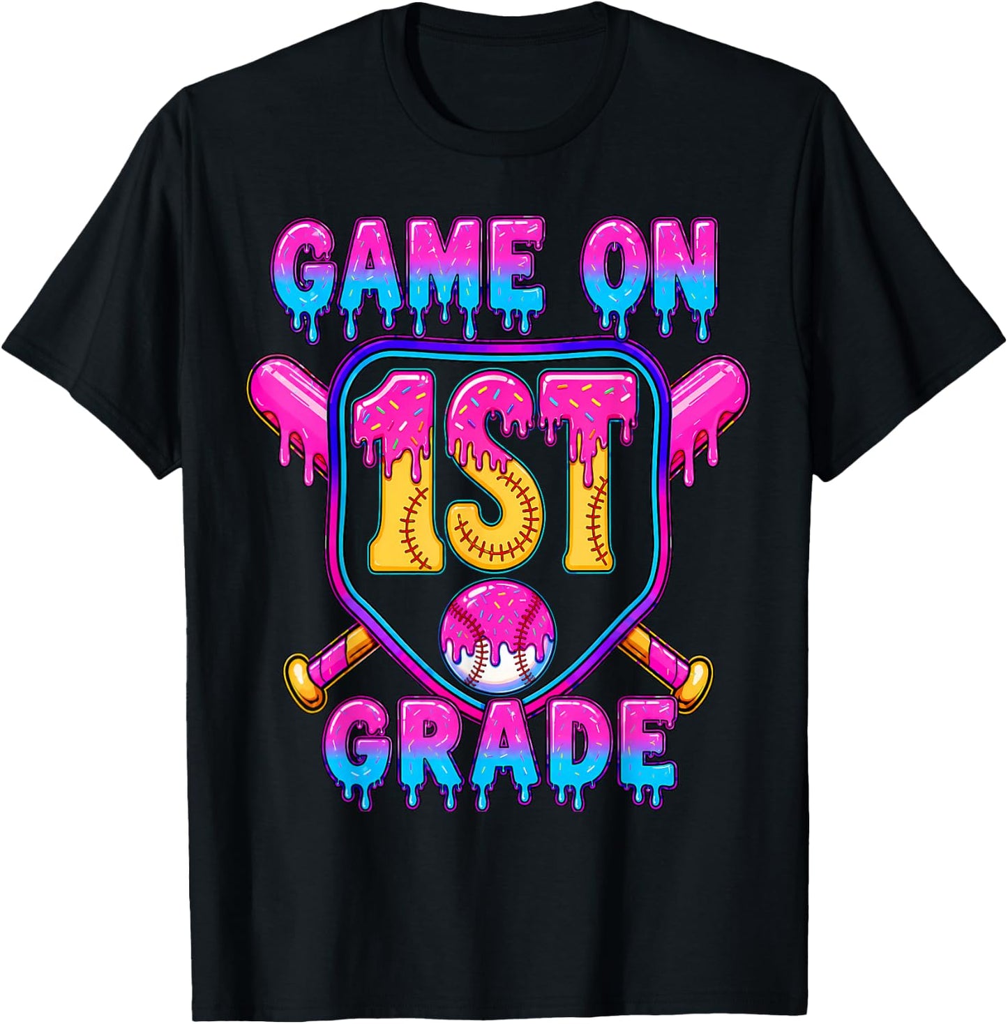 1st Grade for Boys Back to School First Day of First Grade T-Shirt - T-Shirt | Black