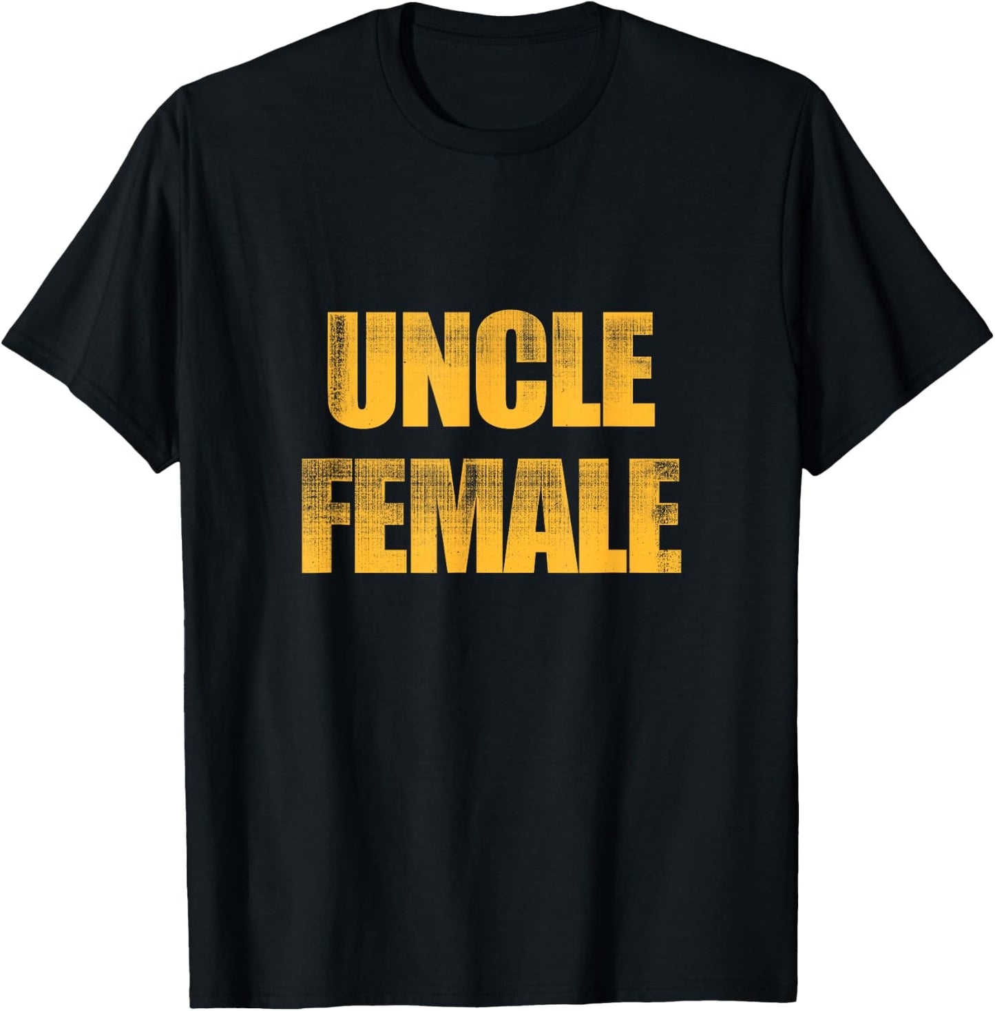 Uncle Female Aesthetic T-Shirt - T-Shirt | Black