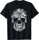 Matching Family Rottweiler Dog Skull Costume Halloween Women Kids T-Shirt - T-Shirt | Black