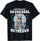 Official Skihaserl Caregiver Apres Ski Skier , black T-Shirt - T-Shirt | Black