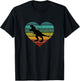 Tyrannosaurus Herz Dino Kinder Saurier Dinosaurier T-Rex T-Shirt - T-Shirt | Black
