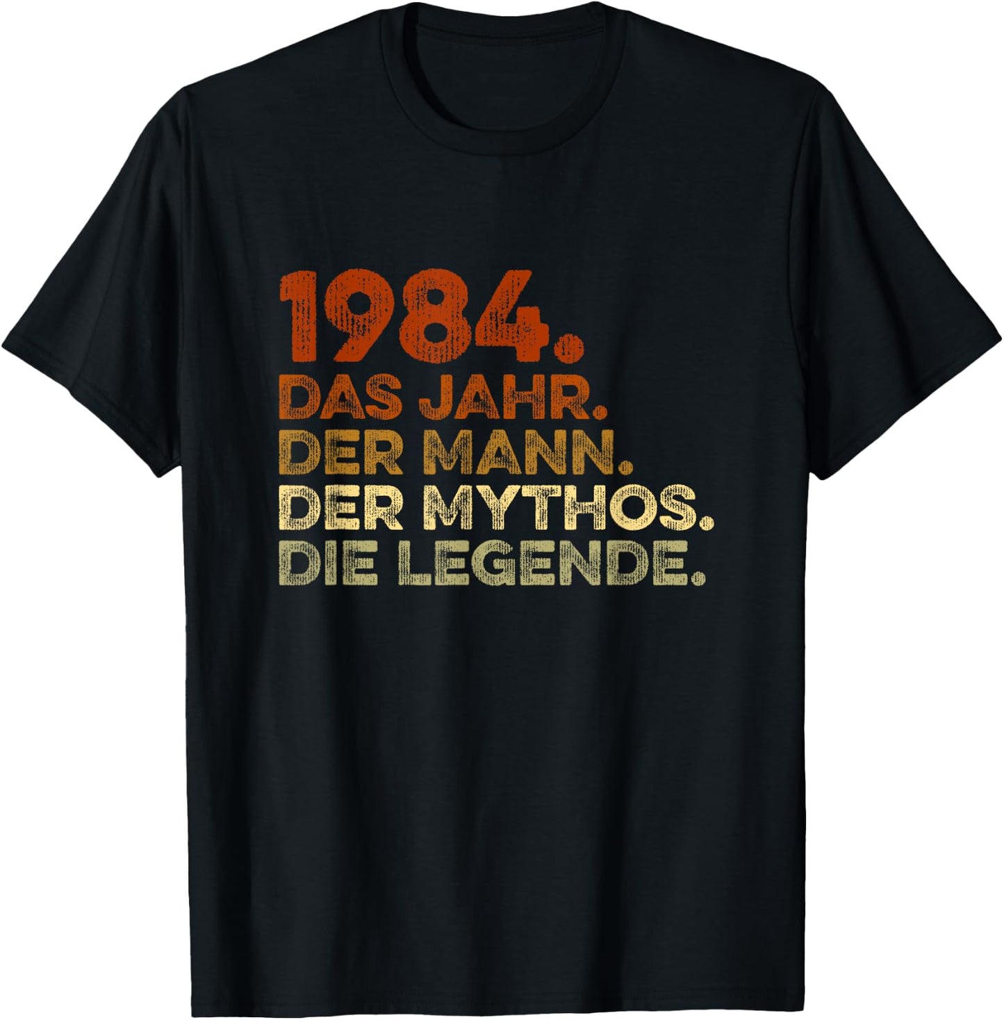 Geburtstag Mann Besonderer Jahrgang Deko Legendär Seit 1984 T-Shirt - T-Shirt | Black