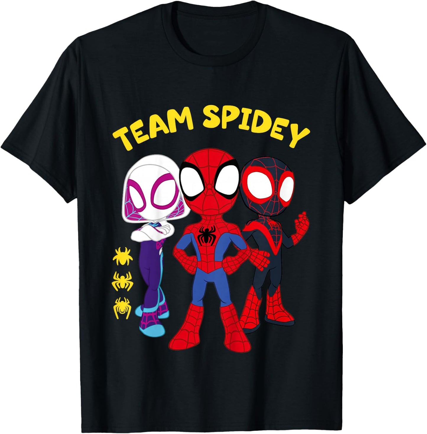 Spidey Team Spidey T-Shirt - T-Shirt | Black